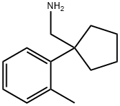 1-(2-Methylphenyl)cyclopentanemethanamine Struktur