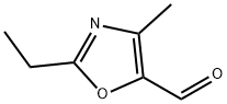 2-ethyl-4-methyloxazole-5-carbaldehyde Struktur