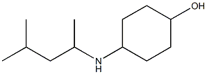 4-[(4-methylpentan-2-yl)amino]cyclohexan-1-ol Struktur