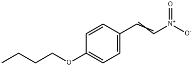 1-butoxy-4-[(E)-2-nitroethenyl]benzene Struktur