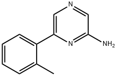 2-Amino-6-(2-tolyl)pyrazine Struktur