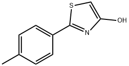 2-(4-Tolyl)-4-hydroxythiazole Struktur