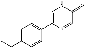 2-Hydroxy-5-(4-ethylphenyl)pyrazine Struktur