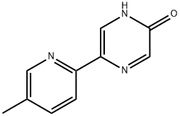 2-Hydroxy-5-(5-methyl-2-pyridyl)pyrazine Struktur