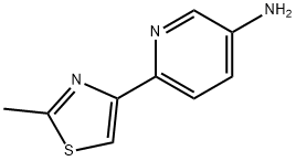 3-Amino-6-(2-methylthiazol-4-yl)pyridine Struktur