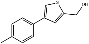 (4-p-tolylthiophen-2-yl)methanol Struktur