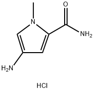 4-AMINO-1-METHYL-1H-PYRROLE-2-CARBOXAMIDE HYDROCHLORIDE Struktur