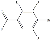 4-bromobenzaldehyde-d4 Struktur