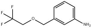 3-[(2,2,2-trifluoroethoxy)methyl]aniline Struktur