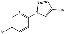 1-(5-Bromo-2-pyridyl)-4-bromopyrazole Struktur