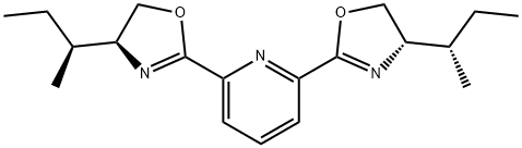 2,6-Bis((S)-4-((S)-sec-butyl)-4,5-dihydrooxazol-2-yl)pyridine Struktur