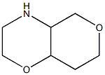 hexahydro-2H,5H-pyrano[4,3-b][1,4]oxazine Struktur