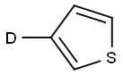 3-deuterio-thiophene Struktur