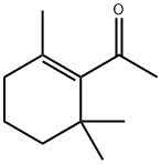 Ethanone, 1-(2,6,6-trimethyl-1-cyclohexen-1-yl)- Struktur