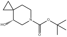 6-Azaspiro[2.5]octane-6-carboxylic acid, 4-hydroxy-, 1,1-dimethylethyl ester, (4R)- Struktur