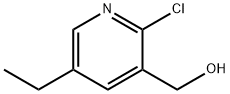 2-chloro-5-ethyl-3-Pyridinemethanol Struktur