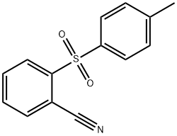 2-(toluene-4-sulfonyl)benzonitrile Struktur