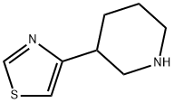 4-(piperidin-3-yl)thiazole Struktur