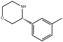 (3R)-3-(3-METHYLPHENYL)MORPHOLINE Struktur