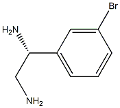 (1R)-1-(3-BROMOPHENYL)ETHANE-1,2-DIAMINE Struktur