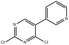 2,4-dichloro-5-(pyridin-3-yl)pyrimidine Struktur