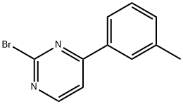 2-Bromo-4-(3-tolyl)pyrimidine Struktur