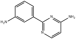 4-Amino-2-(3-aminophenyl)pyrimidine Struktur