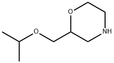 2-[(propan-2-yloxy)methyl]morpholine Struktur