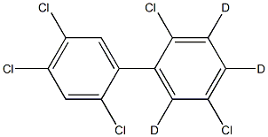 2,2',4,5,5'-Pentachlorobiphenyl-3',4',6'-d3	 Struktur