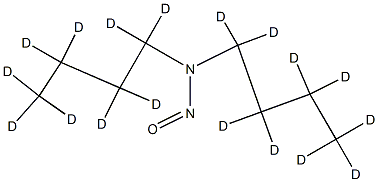 N‐ニトロソジ(N‐ブチル‐D9)アミン 化學(xué)構(gòu)造式