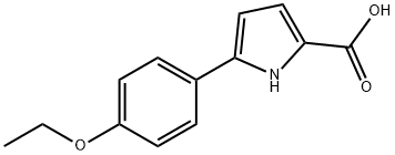 5-(4-ethoxyphenyl)-1H-pyrrole-2-carboxylic acid Struktur