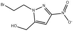 (1-(2-Bromoethyl)-3-nitro-1H-pyrazol-5-yl)methanol Struktur