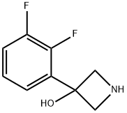 3-(2,3-difluorophenyl)azetidin-3-ol 結(jié)構(gòu)式