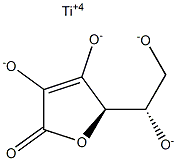 L-Ascorbic acid, titanium(4+) salt Struktur