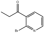 1-(2-bromopyridin-3-yl)propan-1-one Struktur