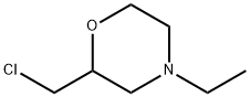 Morpholine, 2-(chloromethyl)-4-ethyl- Struktur