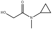 N-cyclopropyl-2-hydroxy-N-methylacetamide Struktur