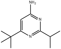 6-(tert-Butyl)-2-(propan-2-yl)pyrimidin-4-amine Struktur