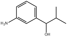 1-(3-aminophenyl)-2-methylpropan-1-ol Struktur