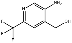 (5-Amino-2-trifluoromethyl-pyridin-4-yl)-methanol Struktur