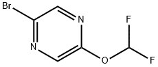 2-BROMO-5-(DIFLUOROMETHOXY)PYRAZINE Struktur