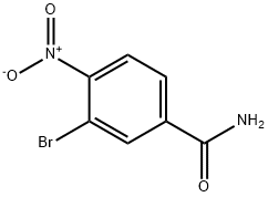 3-Bromo-4-nitrobenzamide Struktur