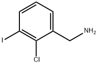 (2-Chloro-3-iodophenyl)methanamine Struktur