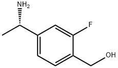 [4-((1S)-1-AMINOETHYL)-2-FLUOROPHENYL]METHAN-1-OL Struktur