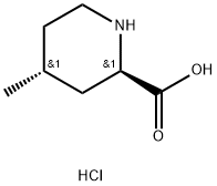 (2R,4R)-4-methylpiperidine-2-carboxylic acid Struktur