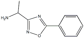 1-(5-phenyl-1,2,4-oxadiazol-3-yl)ethan-1-amine Struktur