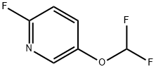 5-(difluoromethoxy)-2-fluoropyridine Struktur