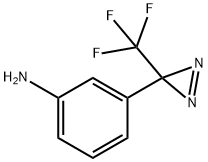 3-(3-(trifluoromethyl)-3H-diazirin-3-yl)aniline Struktur