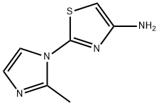 4-Amino-2-(2-methylimidazol-1-yl)thiazole Struktur