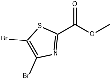 Methyl 4,5-dibromothiazole-2-carboxylate Struktur